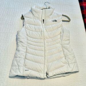 The North Face White Quilted Puffer Vest